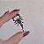 Broche escorpião cristal ródio negro semijoia - Imagem 4