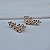 Brinco ear cuff flores zircônia ouro semijoia E240545 - Imagem 3