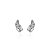 Brinco Claudia Arbex cristais prata vintage - Imagem 1