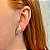 Brinco Claudia Arbex cristais prata vintage - Imagem 2