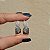 Brinco ear hook Claudia Arbex cristais prata vintage - Imagem 4