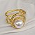 Bracelete Leticia Sarabia pérola ouro semijoia 9096 - Imagem 3