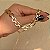 Colar choker elos redondos ouro semijoia - Imagem 5