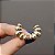 Brinco ear cuff gotas ouro semijoia - Imagem 4