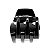 Piranha de cabelo francesa Finestra preto spike N737P/6SPK - Imagem 4