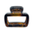 Piranha de cabelo acetato tartaruga vazada - Imagem 1