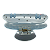 Piranha de cabelo acetato laço azul bebê - Imagem 3