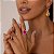 Anel ajustável Elaine Palma oval zircônia pink ouro semijoia - Imagem 4