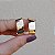 Brinco ear hook liso ouro semijoia - Imagem 4