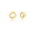 Brinco pérola shell zircônia ouro semijoia - Imagem 1