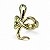 Anel serpente ouro semijoia JZ-2405105 - Imagem 1