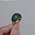 Anel abaulado zircônia verde ouro semijoia JZ-240227 - Imagem 4