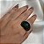 Anel abaulado zircônia verde ouro semijoia JZ-240227 - Imagem 2