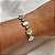 Pulseira gravatinha oval olho de gato ouro semijoia PU 1022 - Imagem 2