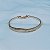 Bracelete zircônia ouro semijoia PU 1164 - Imagem 3