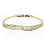 Bracelete zircônia ouro semijoia PU 1164 - Imagem 7