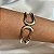 Bracelete orgânico ouro semijoia PU 1171 - Imagem 2