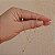 Colar curto cristais ouro semijoia XL 2448 - Imagem 4