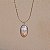 Colar oval pérola ouro semijoia XL 2285 - Imagem 3