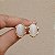 Brinco oval cristal olho de gato ouro semijoia BA 5699 - Imagem 4