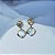 Brinco penduricalho cristal olho de gato ouro semijoia BA 6053 - Imagem 3