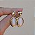 Brinco penduricalho cristal olho de gato ouro semijoia BA 5651 - Imagem 6