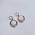 Brinco penduricalho cristal olho de gato ouro semijoia BA 7232 - Imagem 6