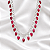 Choker ou Tornozeleira Pedra Natural Rubi em Prata 925 - Imagem 1