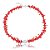 Colar choker coral pérola barroca prata 925 - Imagem 1