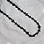 Colar longo cristais preto - Imagem 2