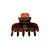 Piranha de cabelo Bianca acrílico marrom letra S 05 003 - Imagem 1