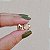 Brinco argolinha facetada m ouro semijoia 24a05014 - Imagem 6