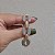 Pulseira elos metal texturizado ouro e ródio semijoia PU 926 - Imagem 4