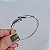 Bracelete liso curvado ródio semijoia 2908 - Imagem 5
