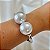 Bracelete pérolas ouro e ródio semijoia 2991 - Imagem 2