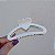 Piranha de cabelo Rellie coração acetato off white - Imagem 4