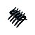 Pente Bianca crab p acrílico preto 90 021 - Imagem 9