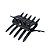 Pente Bianca crab g acrílico preto 90 023 - Imagem 1