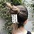 Pente Bianca crab g acrílico off white com preto 90 023 - Imagem 4