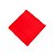 Lenço quadrado liso vermelho escarlate LEN-HS-002 - Imagem 1