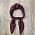 Lenço quadrado liso vermelho burgundy LEN-HS-002 - Imagem 3