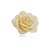 Broche rosa tecido areia FL-003 - Imagem 1