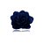 Broche rosa tecido azul marinho FL-003 - Imagem 1