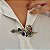 Broche serpente cristais ouro semijoia - Imagem 1