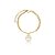 Pulseira menina ouro semijoia - Imagem 1