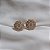 Brinco mandala zircônia ouro semijoia BA 7486 - Imagem 5