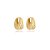 Brinco argolinha ouro semijoia BA 7439 - Imagem 1
