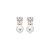 Brinco pérola zircônia ouro semijoia 23k07004 - Imagem 1