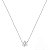 Colar moissanite Elaine Palma ponto de luz 6,5 mm prata 925 - Imagem 1