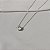 Colar moissanite Elaine Palma ponto de luz  9,5 mm prata 925 - Imagem 4